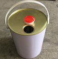 5L metal tin can for paints with metal