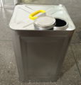 20L square barrel with metal leakproof lid for paint or oil