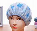 High quality terry cloth shower cap with