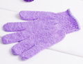 Colorful nylon bath glove for shower, spa bath glove