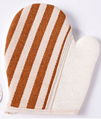 Fashion hemp hand bath gloves for shower