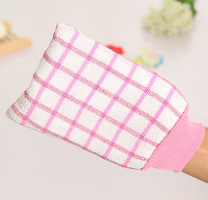 High quality artificial silk bath glove for shower