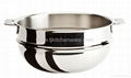 2.85 qt Bain Marie Insert, Removable Handle 1