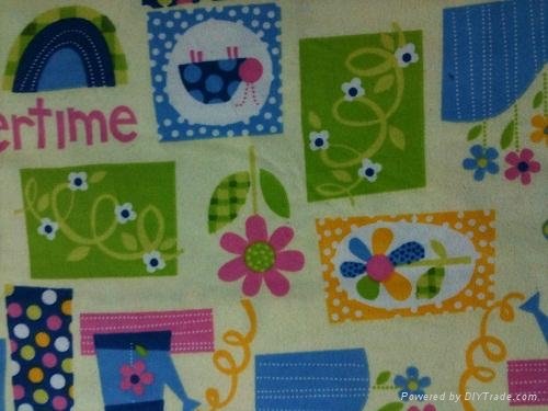 cotton flannel printed and solid fabric 4