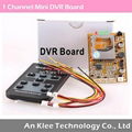 1 Channel DVR Board with Audio Video 720*576 Motion Detection