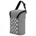 Insulated Baby Bottle Bag, Convertible Breastmilk Cooler Bag Double Warming Tote