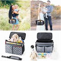 Stroller Organizer, Diaper Bag with Shoulder Straps for Messenger Use 7