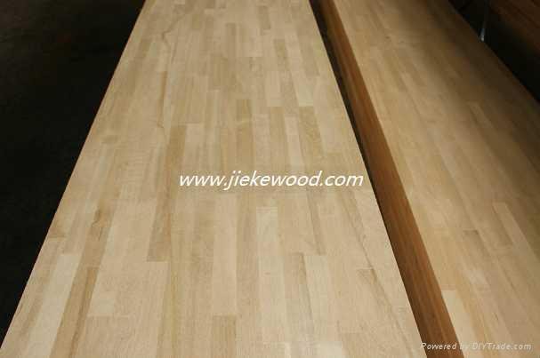 Oak worktop finger joint panel edge glued panels 2