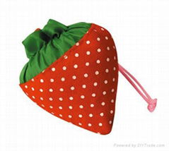 strawberry shopping bag