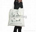 Jute shopping bag tote bag 1