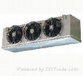 Evaporative air cooler for cold room 