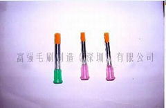 Dispensing brush tips / needles