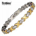 Hottime Hot Sale 4 in 1 Health Energy Fashion 316L Stainless Steel Bracelet 3