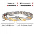 Fashion Design Good Sale Elegant Magnetic Stainless Steel Bracelet 5.01 Reviews 2