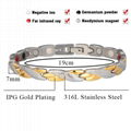 Fashion Design Good Sale Elegant Magnetic Stainless Steel Bracelet 5.01 Reviews