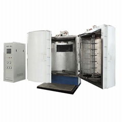 Aluminum Plating Two Doors Vacuum Metalizing Machines For Plastic Chroming