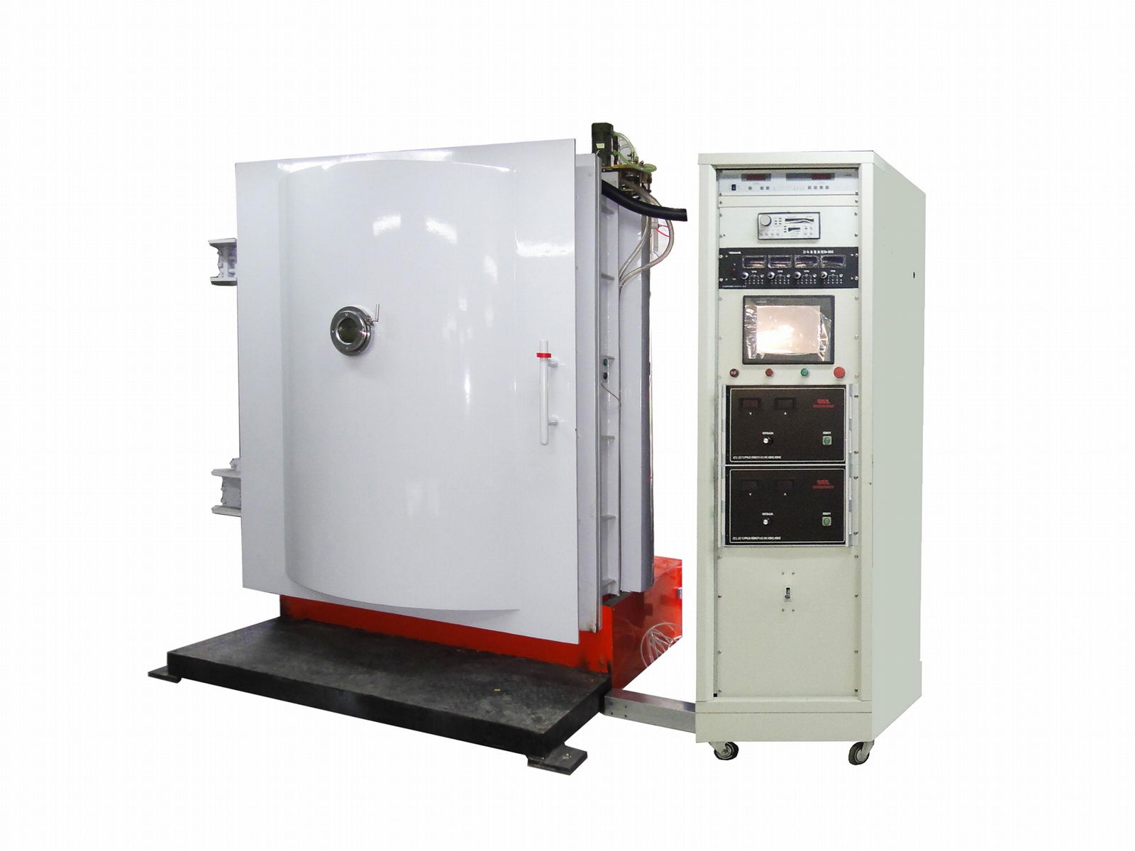 Bright Chrome Finishing Vacuum Sputtering Machine For Plastic Metallization 3