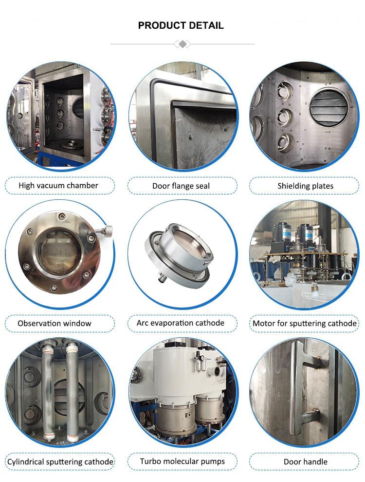 PVD Titanium Nitride Vacuum Coating Plating Equipment for Tools 3