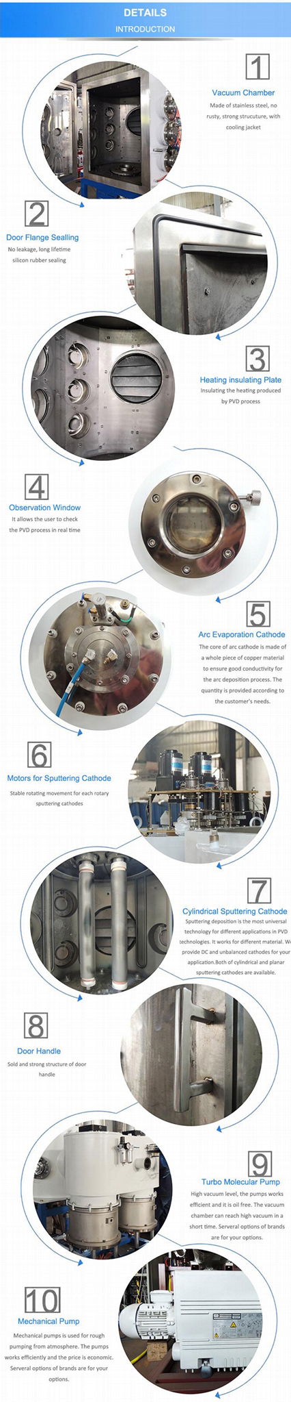 PVD Cathodic Arc Ion Plating Deposition Vacuum Coating Machinery 2