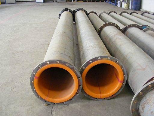 rubber lined pipes with best abrasion resistance and high temperature resistance 2