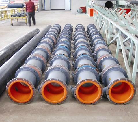 rubber lined pipes with best abrasion resistance and high temperature resistance 4