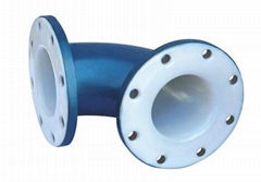 PE lined pipes for waste treatment in chemical plants