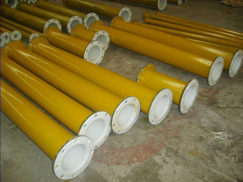 PE lined pipes for waste treatment in chemical plants 5