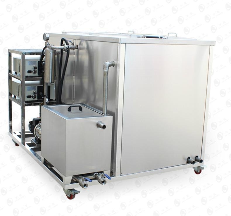  Ultrasonic cleaner double tanks industrial machine equipment with filter drying 3