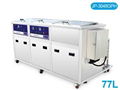 Ultrasonic cleaner 3 tanks filter oil rising drying system industrial equipment  2