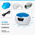 Jewelry denture eyeglass ultrasonc cleaner 600ml LED display  2