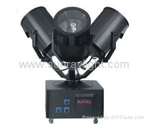 Three head stainless steel search light/xenon searchlight manufacturer