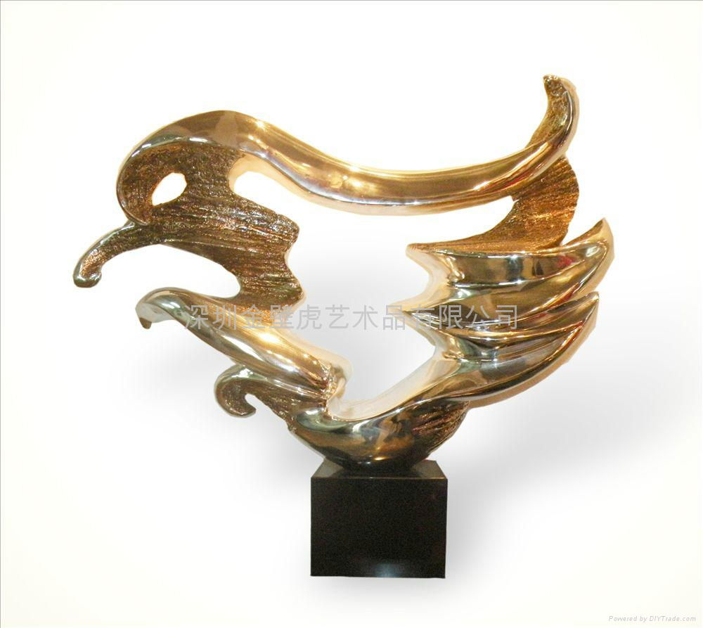 Electroplating sculpture decoration