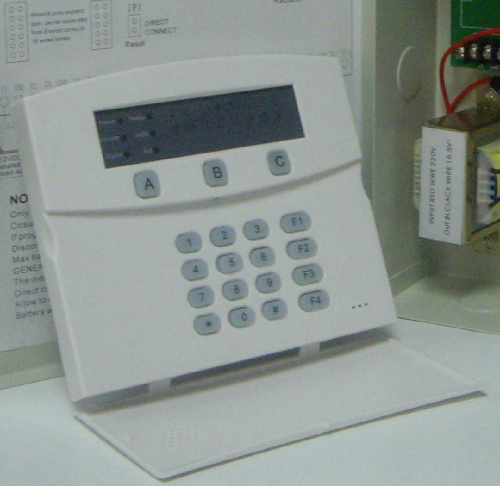 Auto-dial home wireless wired alarm system ES-816-16R 2