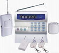 GSM wireless alarm system with LCD