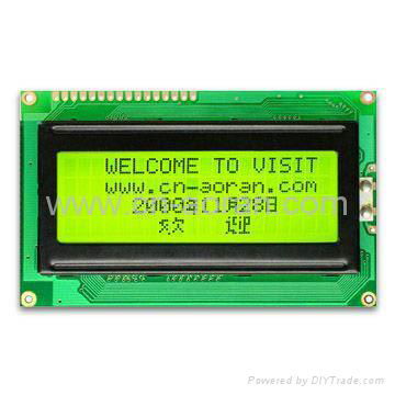 FSTN 16x2 Character lcd module with green led backlight 3