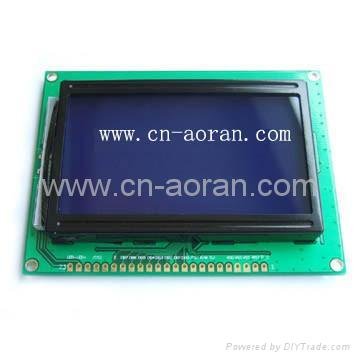  STN FSTN 128 by 64 graphic LCD module  with led backlight 2