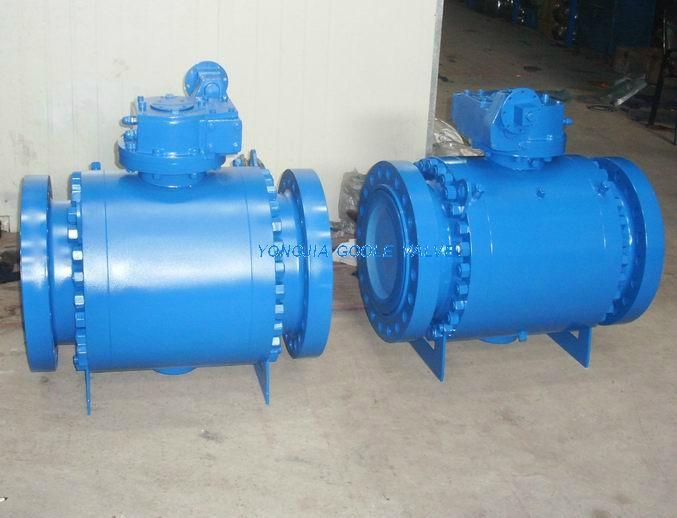 Trunnion mounted ball valve 4