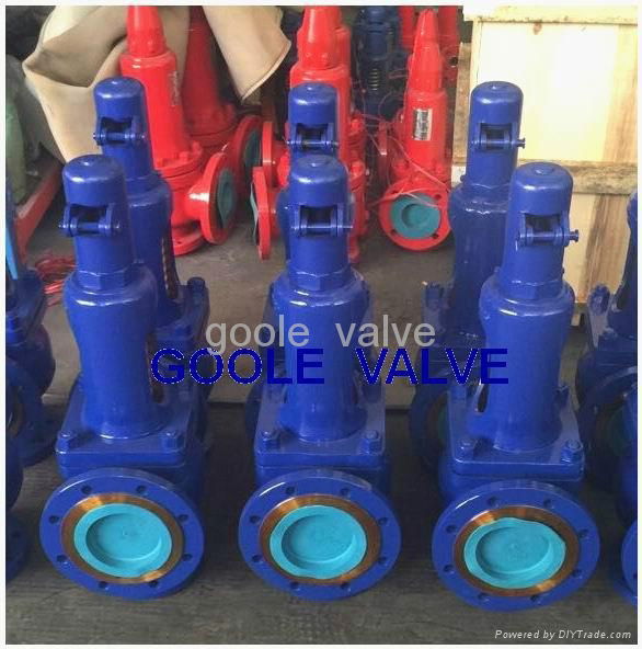 Spring loaded safety valve 4