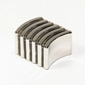 Customized Arc NdFeB Magnet Neodymium Curve For Motor 15