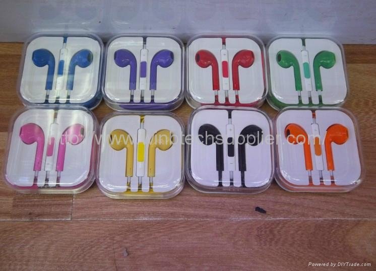 iphone 6 5S 5c Color Apple EarPods with Remote & Mic  earphone 2