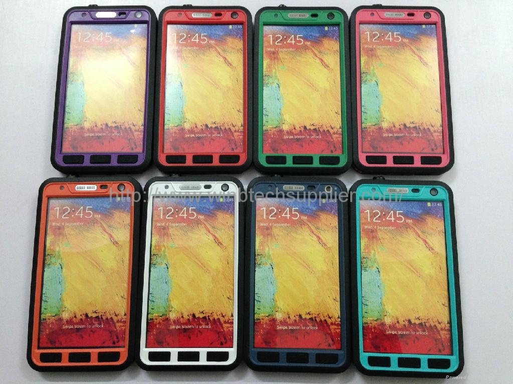 waterproof case for galaxy note 3 phone r   ed anti water protect case 4