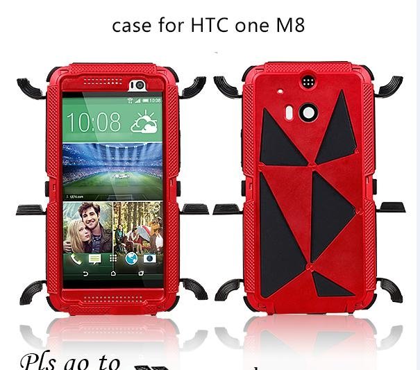 r   ed case for htc m8  phone r   ed anti shock protect case 2