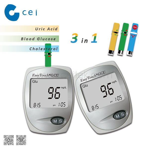 2019 CE ISO Diabetes Products Blood Glucose Uric acid Cholesterol Blood Test Mac