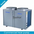 High COP Commercial Hot Water Heater Heat Pump With R410A Refrigerant