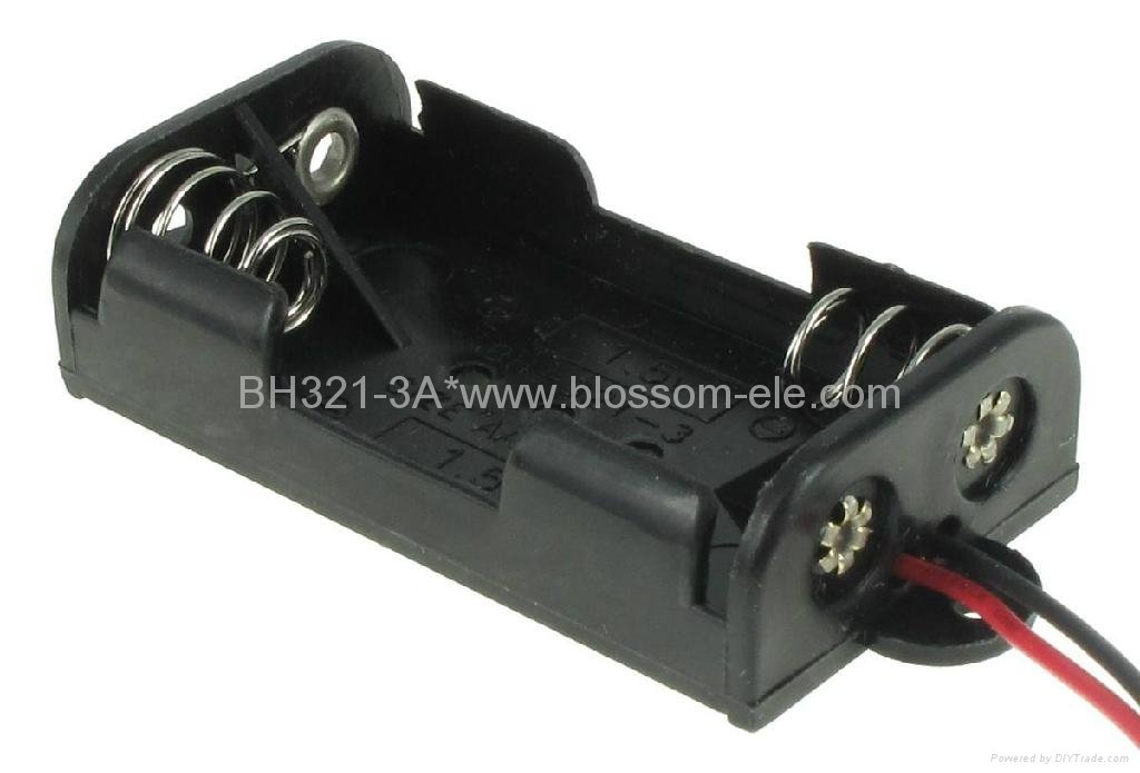 2 "AA" Battery Holder with Ears(BH321-3)