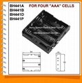 Four AAA Cell Battery Holder(BH441)