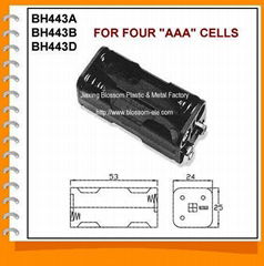 Four AAA Cell Battery Holder(BH443)
