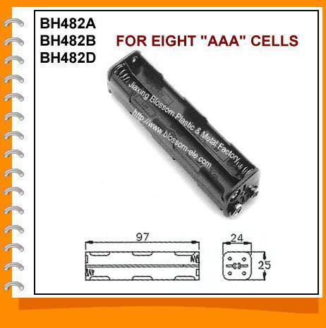 Eight AAA Cell Battery Holder(BH482)