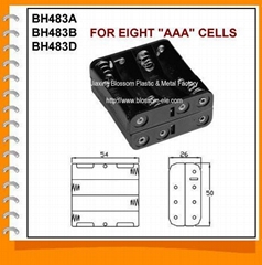 Eight AAA Cell Battery Holder(BH483)