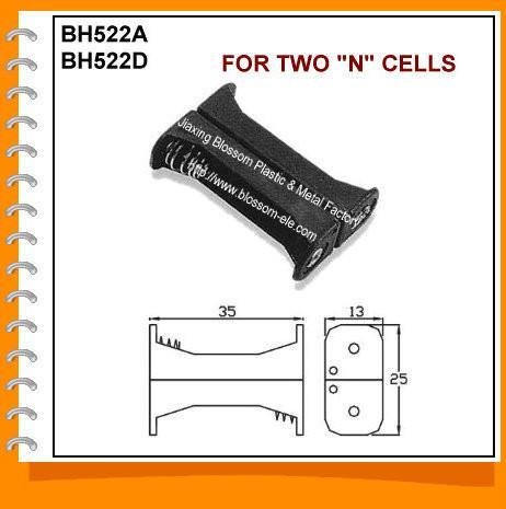 N/8号2节背靠背电池盒（BH522)